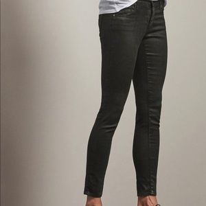 AG legging ankle sz 27 Vintage Black Leatherette